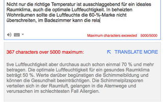 谷歌翻译服务限制调整为5000字符上限